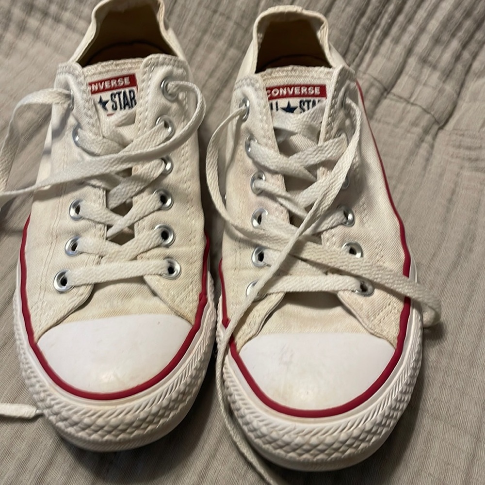 White Converse All Stars